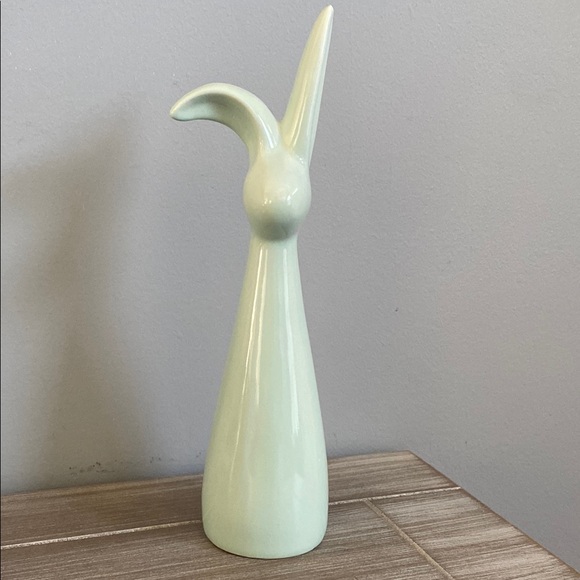 Mint Green Ceramic Rabbit ๐ Figurine - Picture 1 of 5